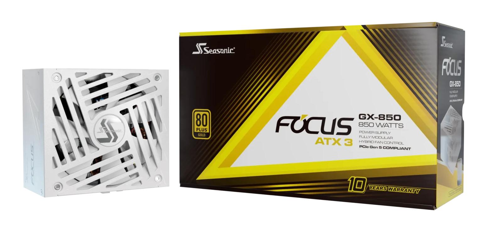 Seasonic PC power supply unit Focus GX-850 / FOCUS-GX-850-V4-WHITE White
