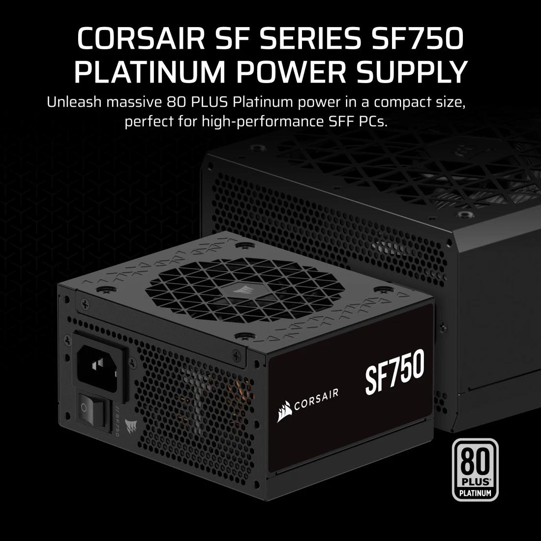 Corsair Fuente de alimentación para PC SF750 / CP-9020284-EU Negro