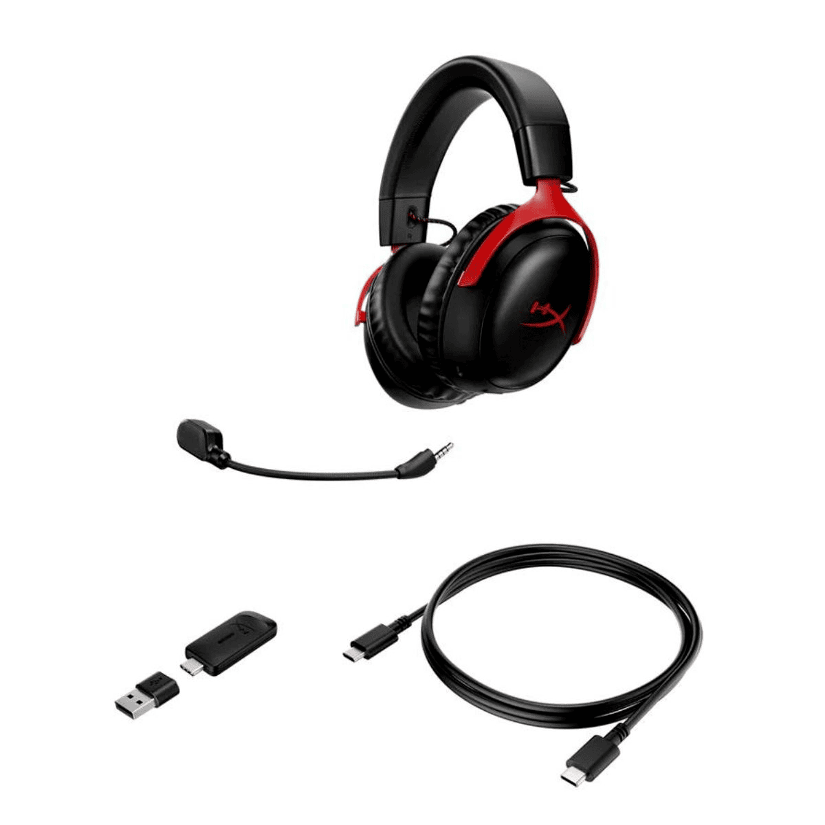 HyperX Cuffia Cloud III Wireless Black/Red / 77Z46AA Nero