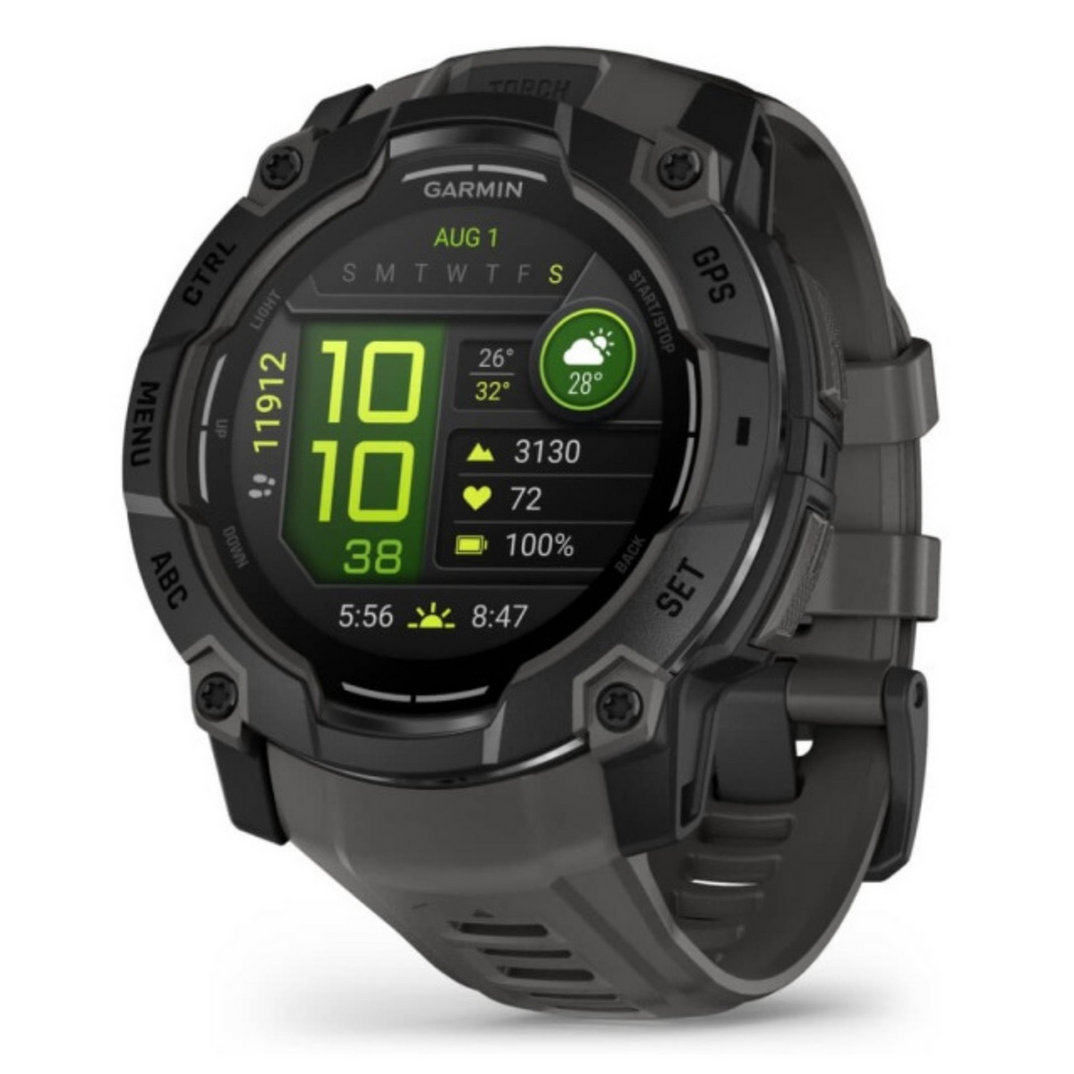 Garmin Wearable Instinct 3 50mm / 010-03020-00 Dunkel Grau L