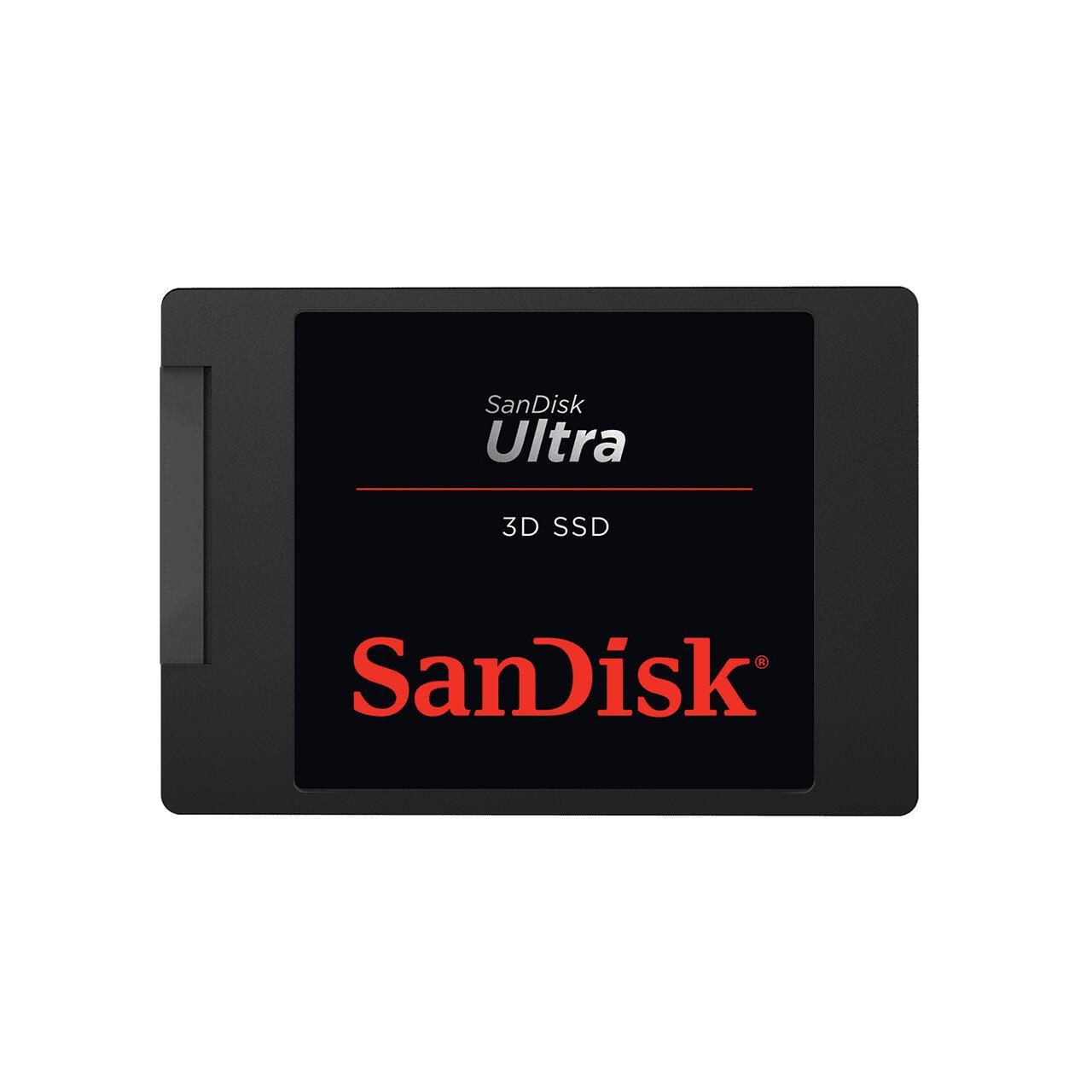 SanDisk 2,5" SSD Ultra 3D 500GB / SDSSDH3-500G-G26 Schwarz