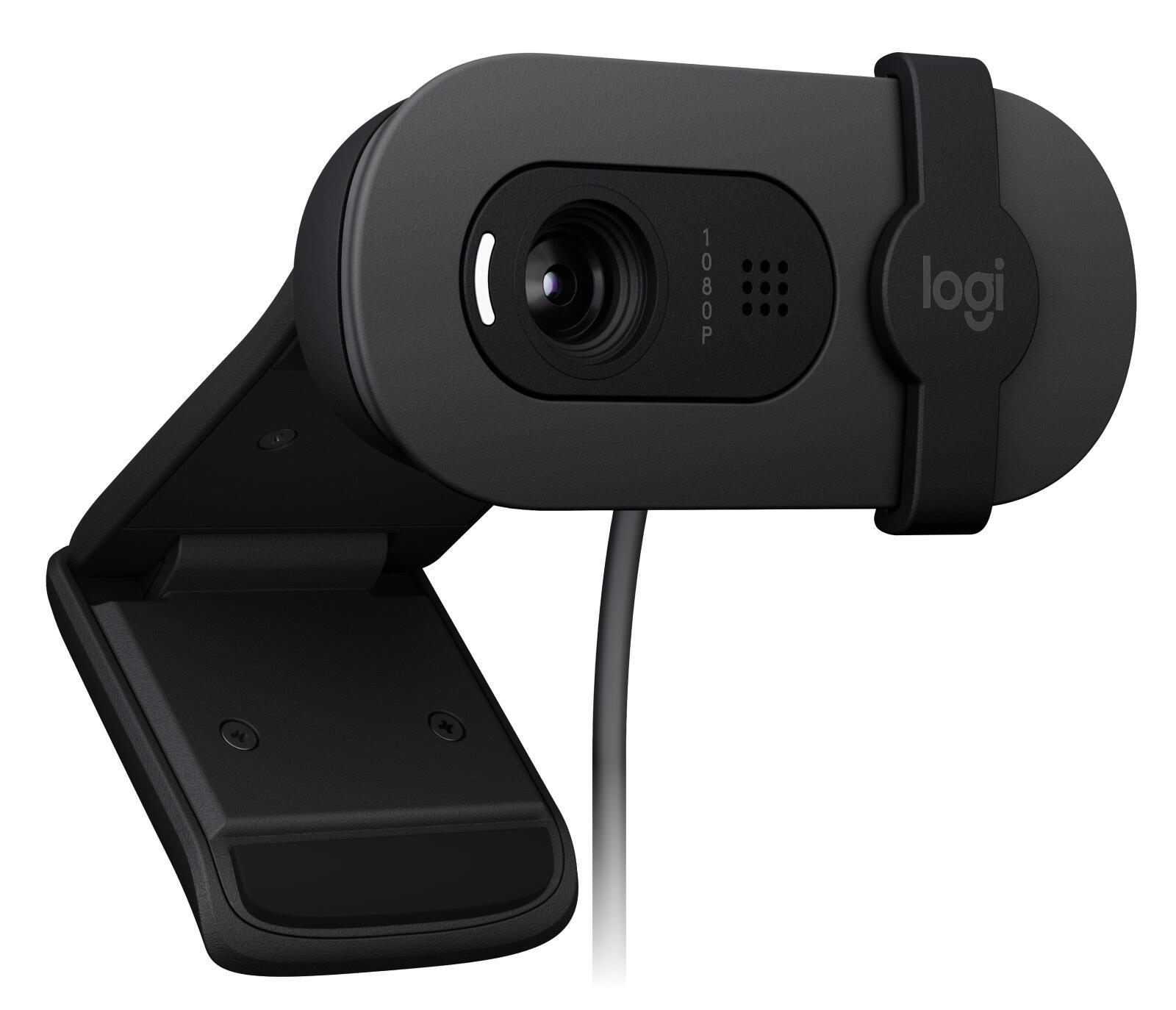 Logitech Cámara web Brio 100 / 960-001585 Grafito