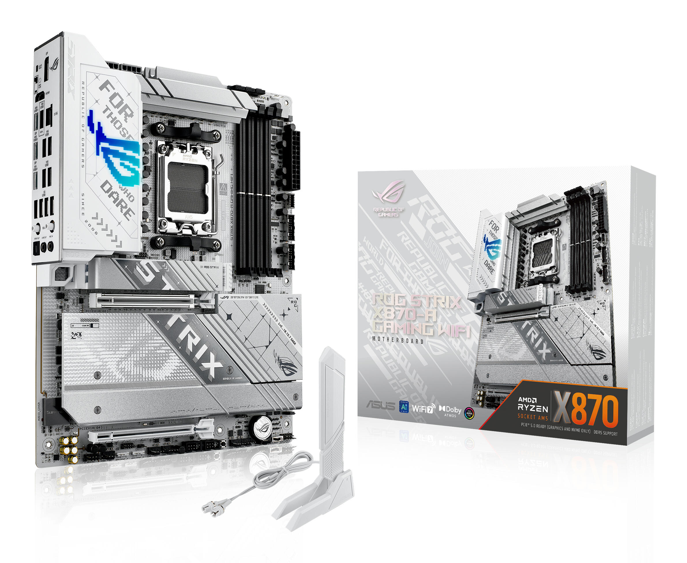 ASUS Scheda madre ROG Strix X870-A Gaming WiFi / 90MB1IF0-M0EAY0 Alluminio