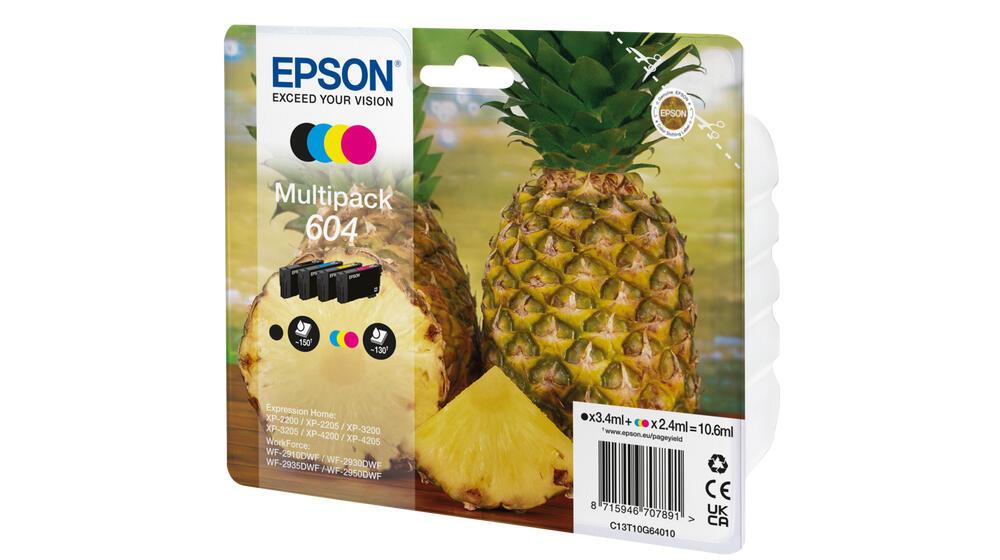 Epson Inchiostro T10G64 / C13T10G64010 BK, C, M, Y Multipack