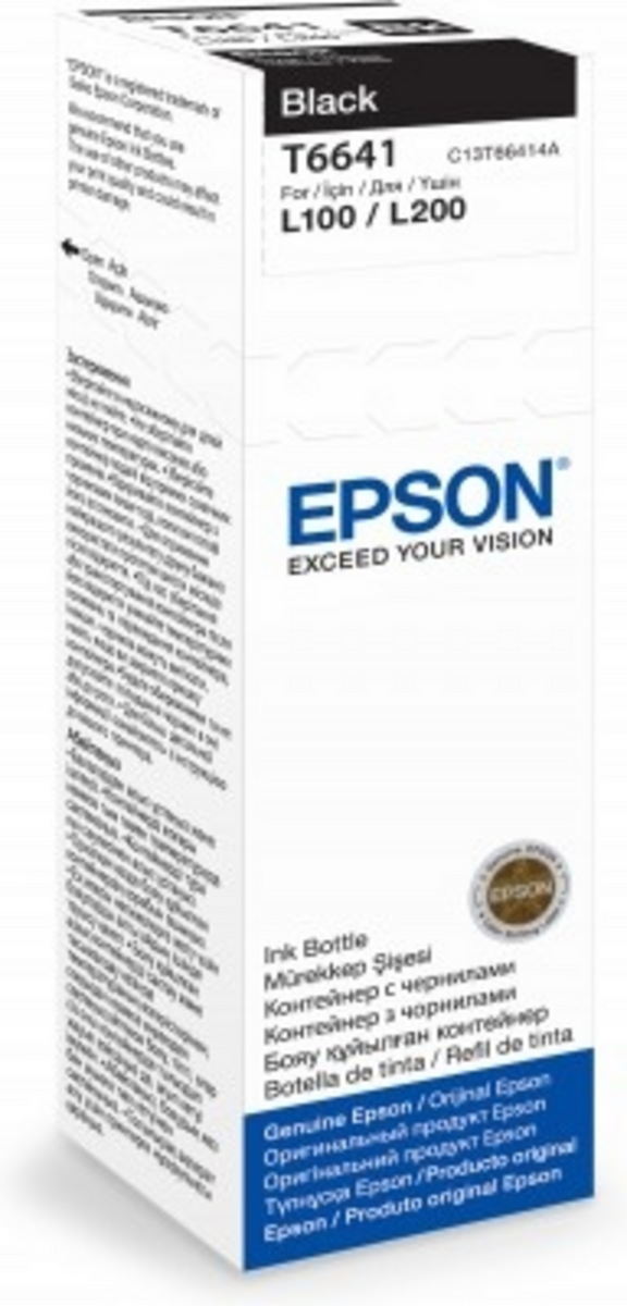 Epson Tinte T6641 / C13T66414A Schwarz