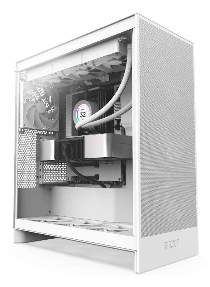 NZXT PC case H series H7 Flow / CM-H72FW-01 White