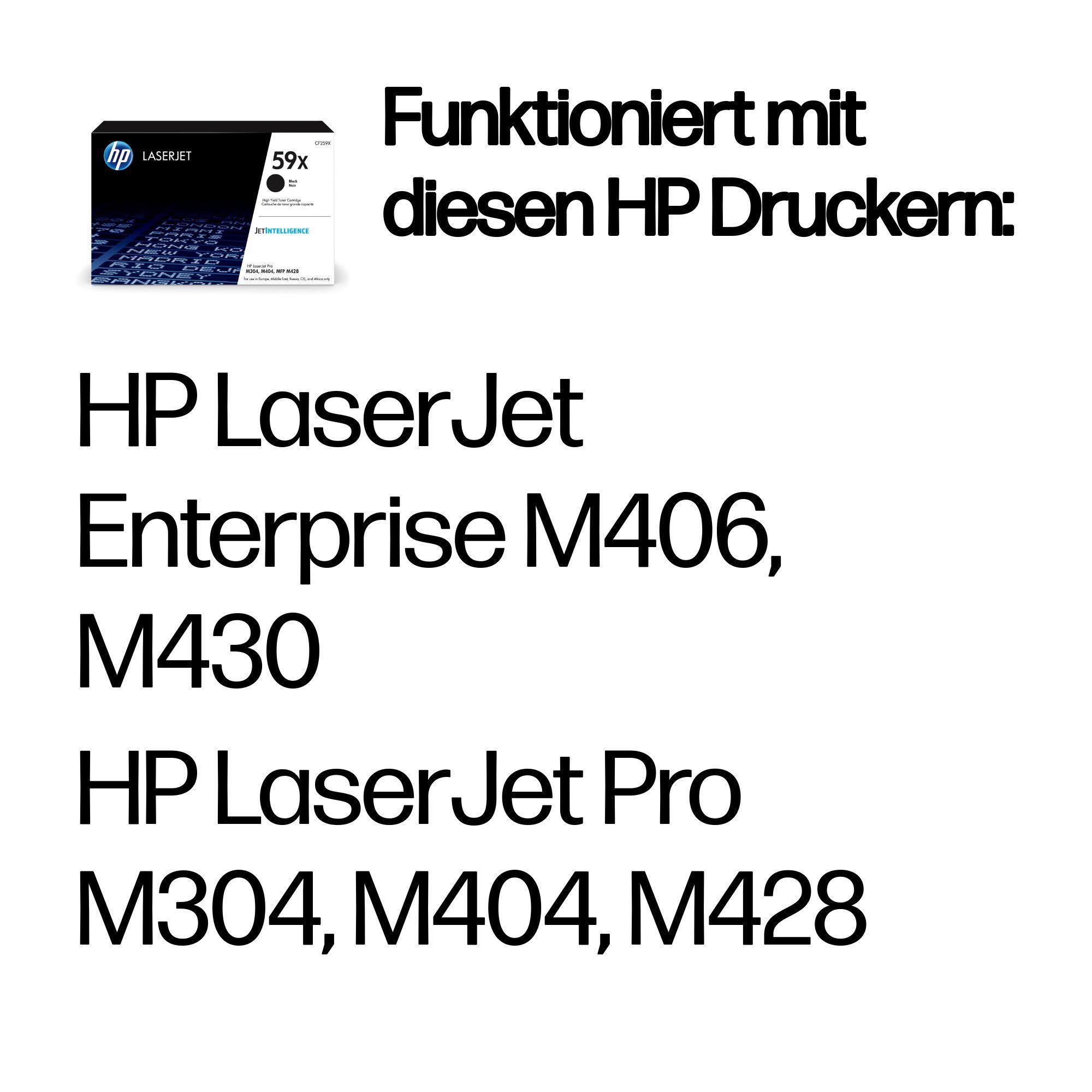HP Toner 59X / CF259X Noir XL