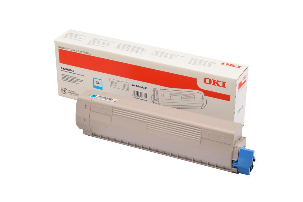 OKI Toner 46443103 Ciano XL
