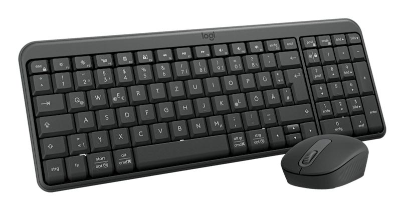 Logitech Maus- und Tastatur-Set MK250 / 920-013552 Graphit