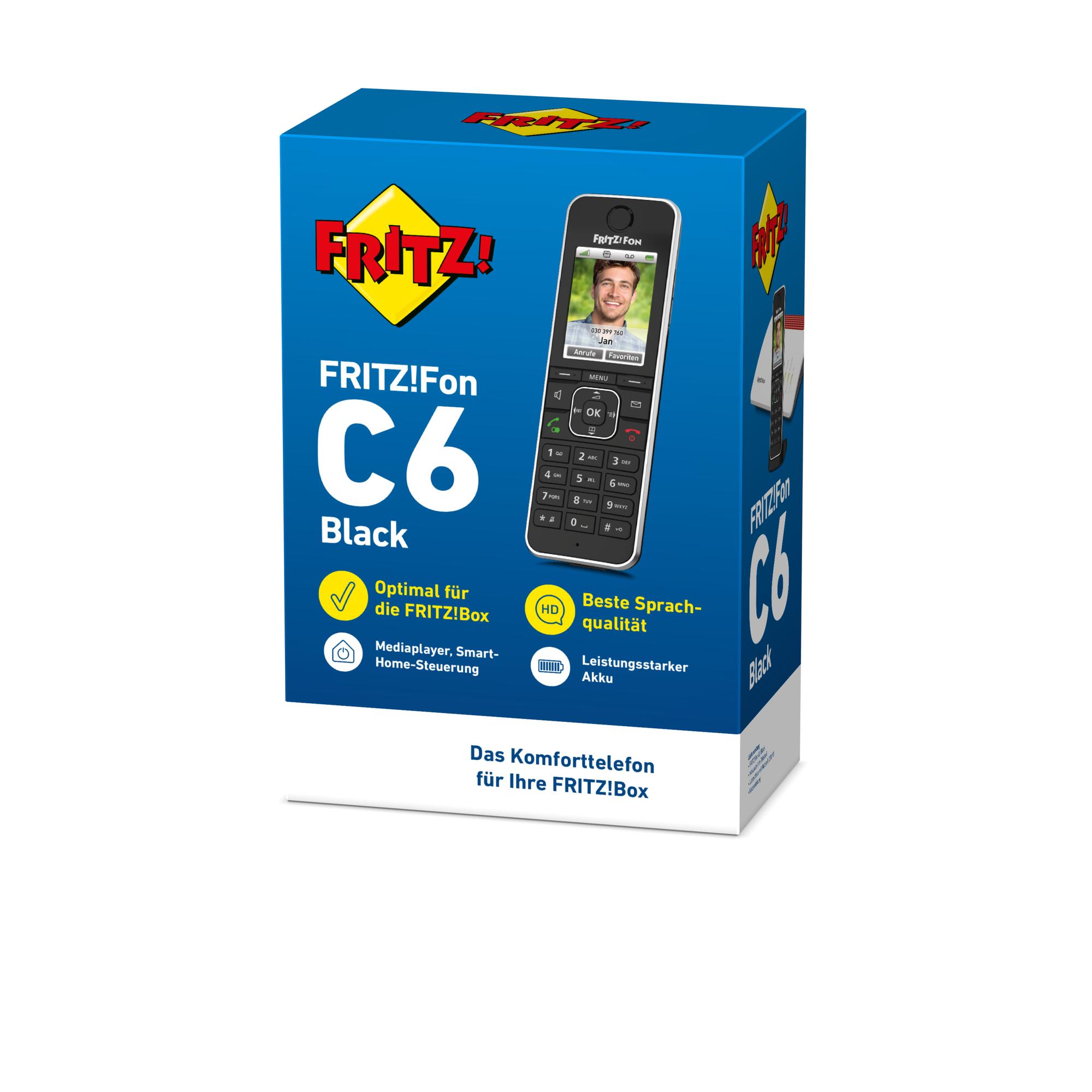Fritz! Telefonhörer C6 / 20002964 Schwarz