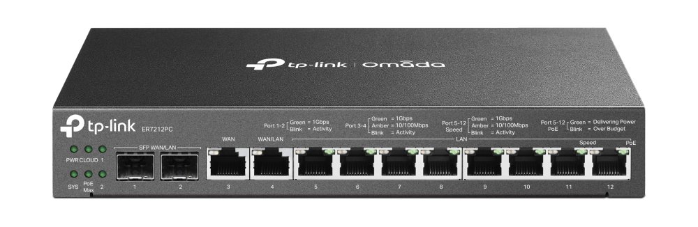 TP-LINK Router ER7212P / ER7212PC Nero