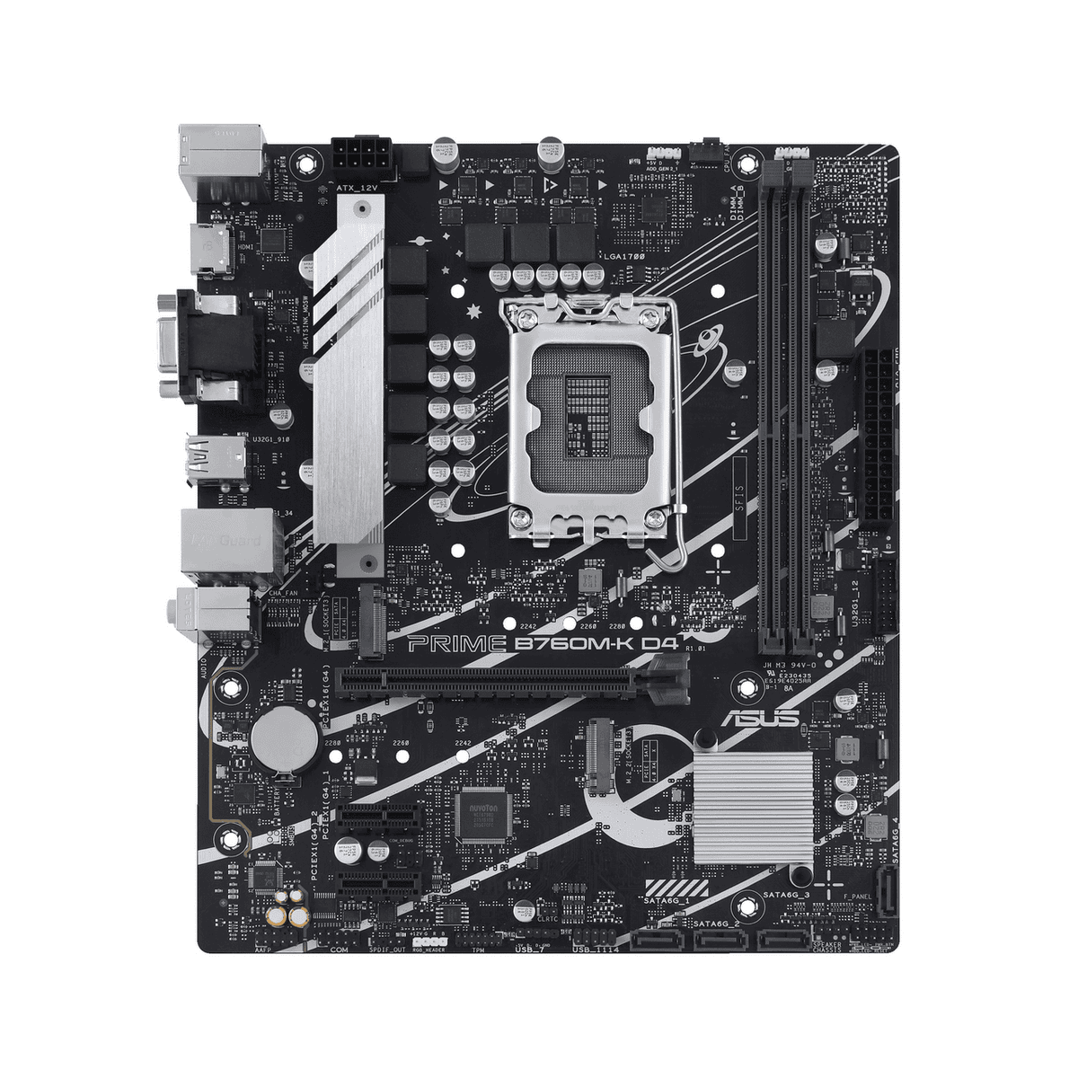 Asus Mainboard PRIME B760M-K D4 / 90MB1DS0-M0EAY0 Schwarz