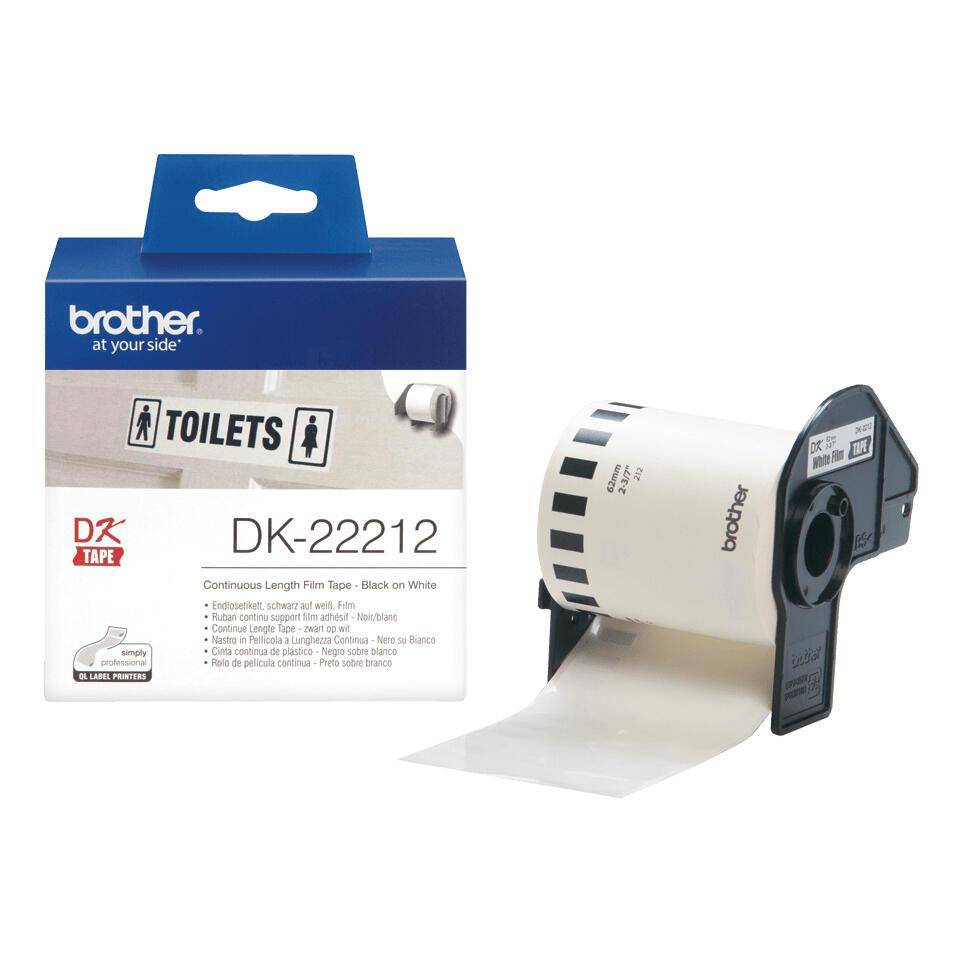 Brother Etiqueta DK-22212 / DK22212 Blanco