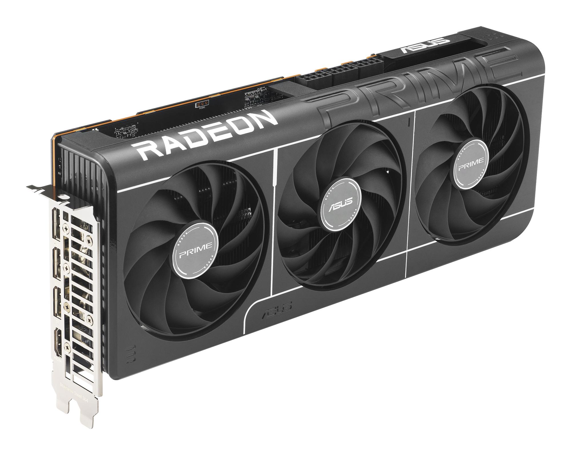 ASUS Carte graphique PRIME RX9070XT O16G / 90YV0L71-M0NA00 Noir