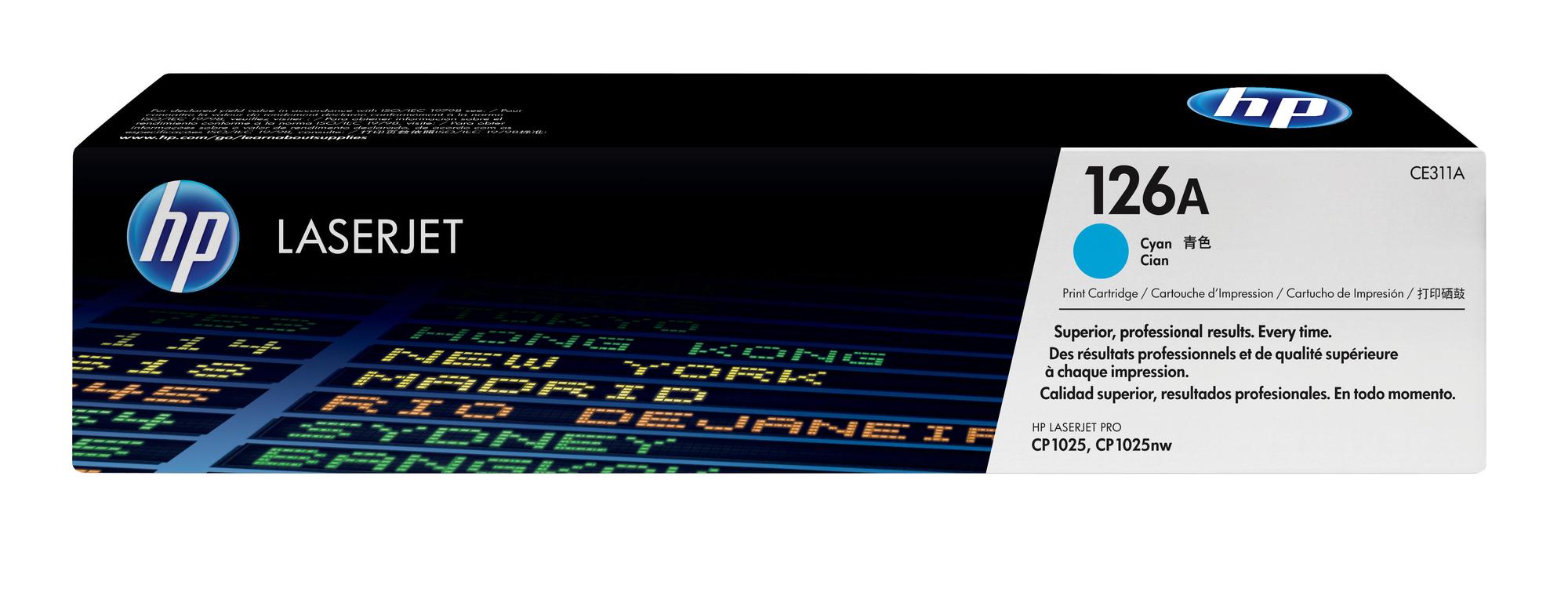 HP Toner 126A / CE311A Ciano Standard