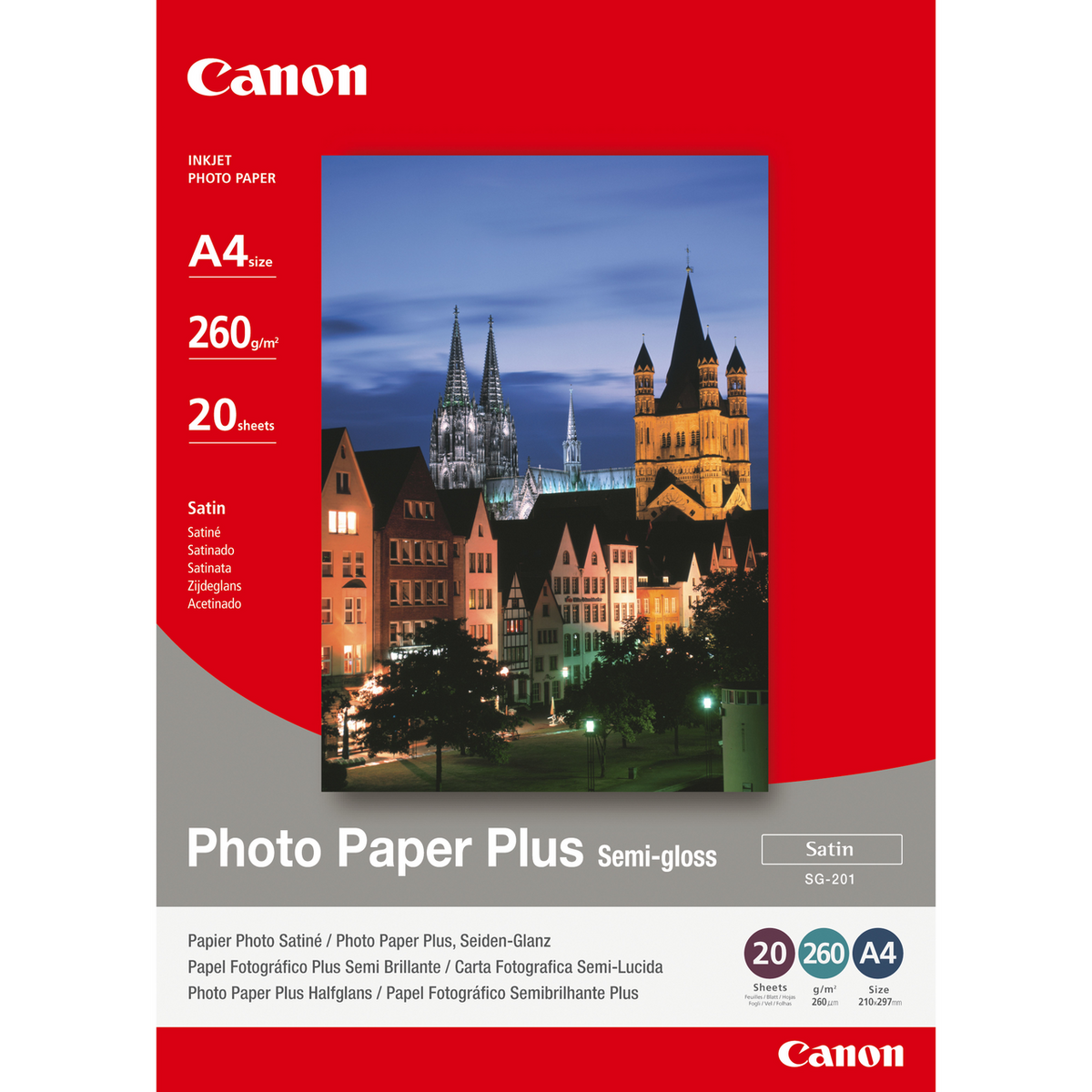 Canon Papier SG-201 / 1686B021 Blanc