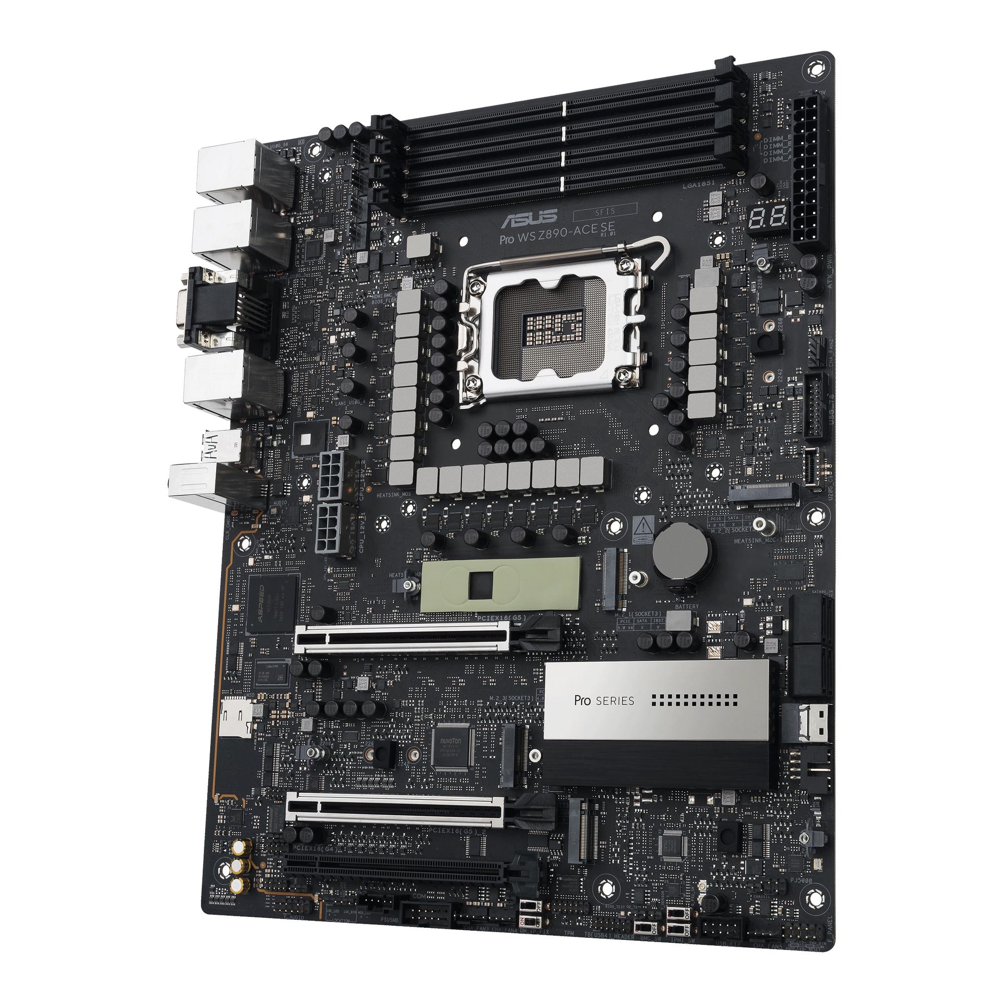 ASUS Placa base PRO WS Z890-ACE SE / 90MB1JC0-M0EAY0 Negro