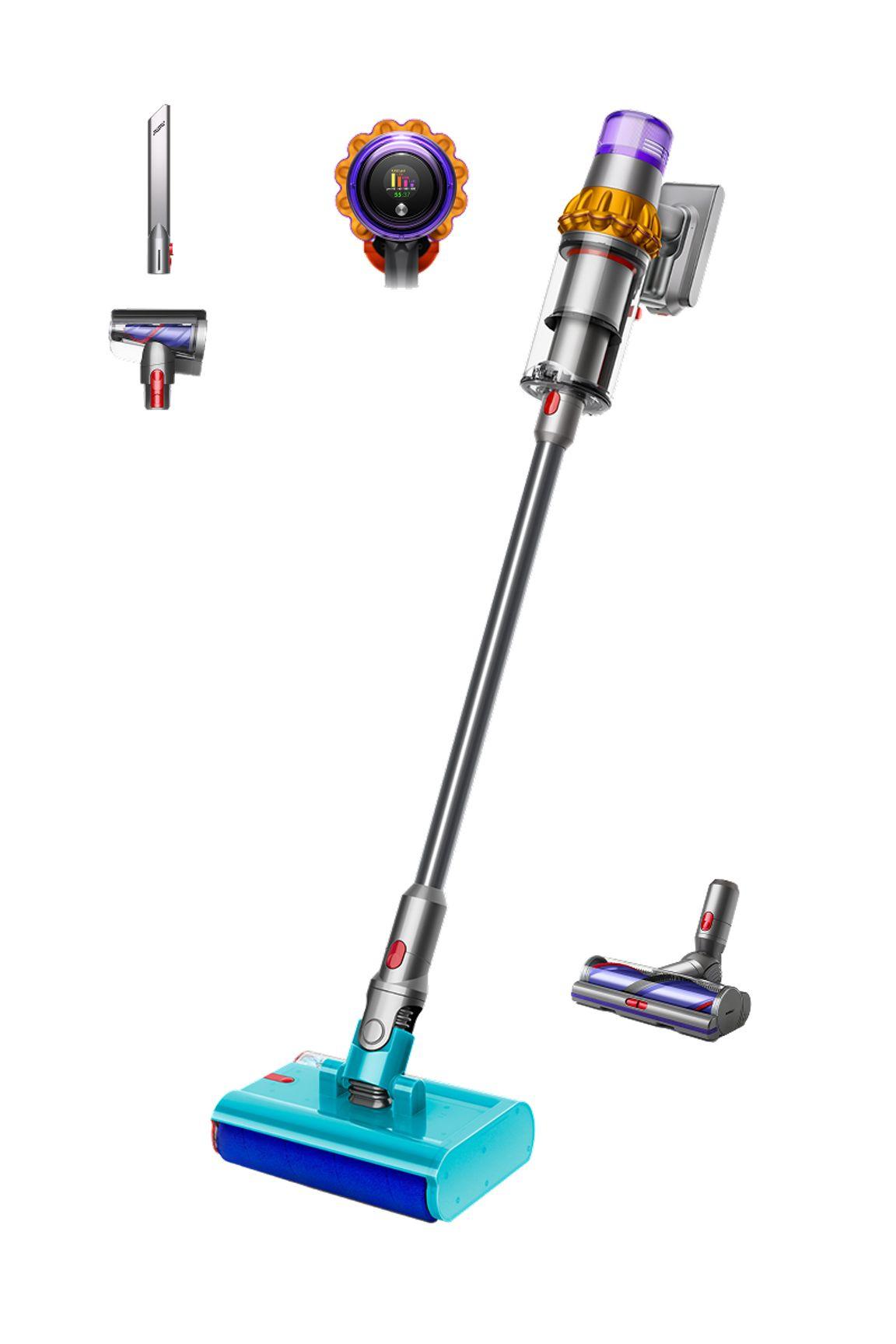 Dyson Aspirateur à main V15s Detect Submarine / 494724-01 Nickel, jaune
