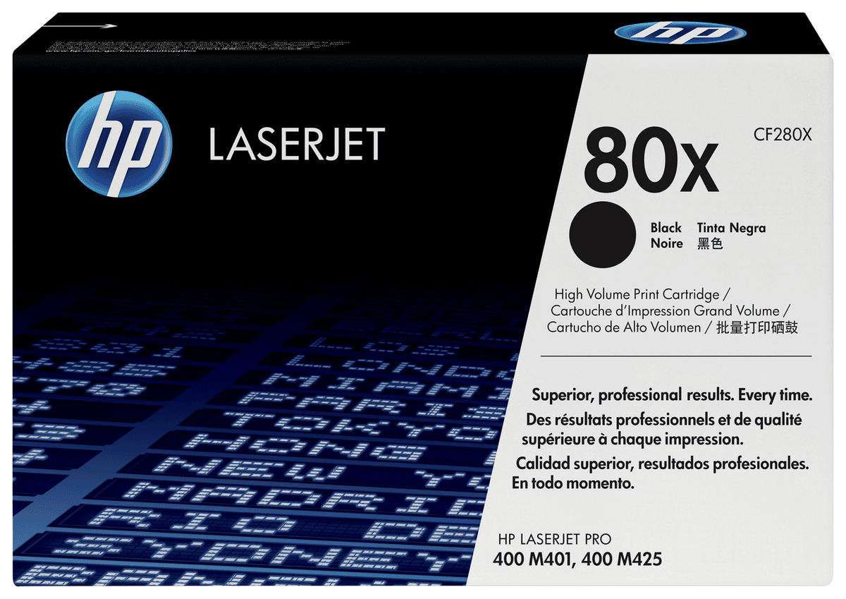 HP Toner 80X / CF280X Black XL