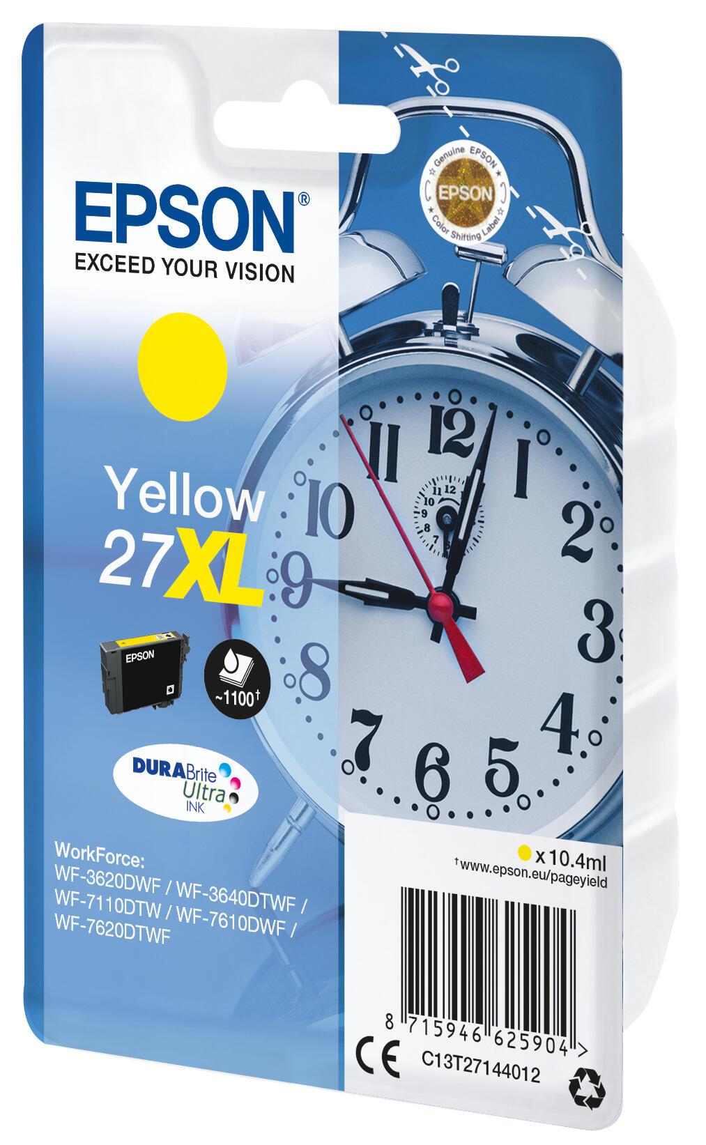 Epson Ink 27XL / C13T27144012 Yellow Standard