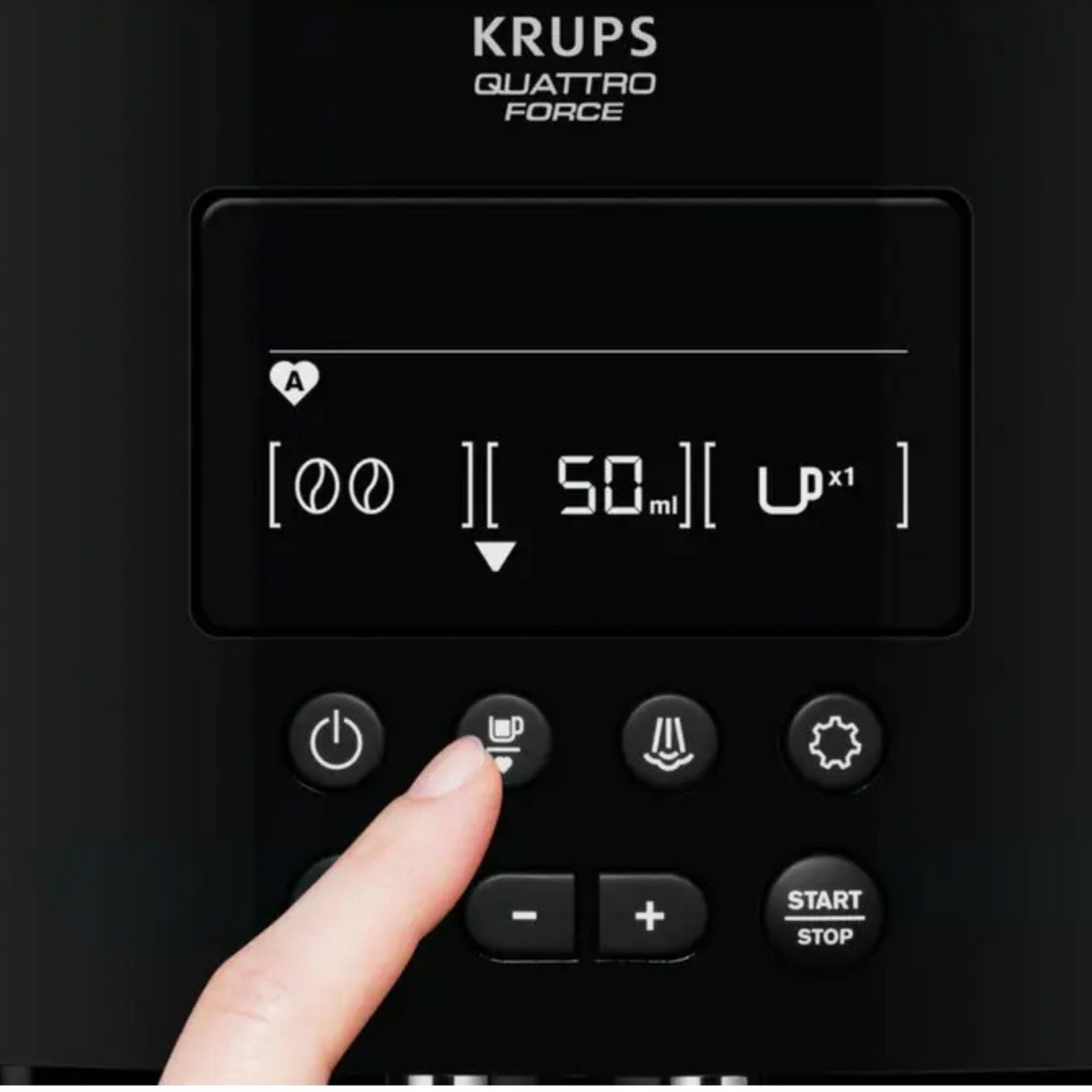 Krups Fully automatic coffee machine EA8150 / EA8150 Black