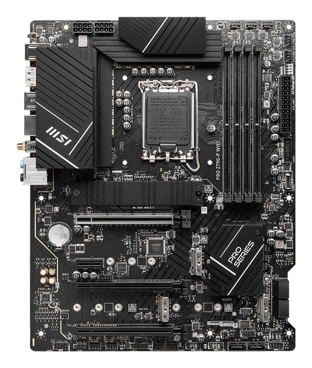 MSI Placa base PRO Z790-P WIFI / 7E06-001R Negro