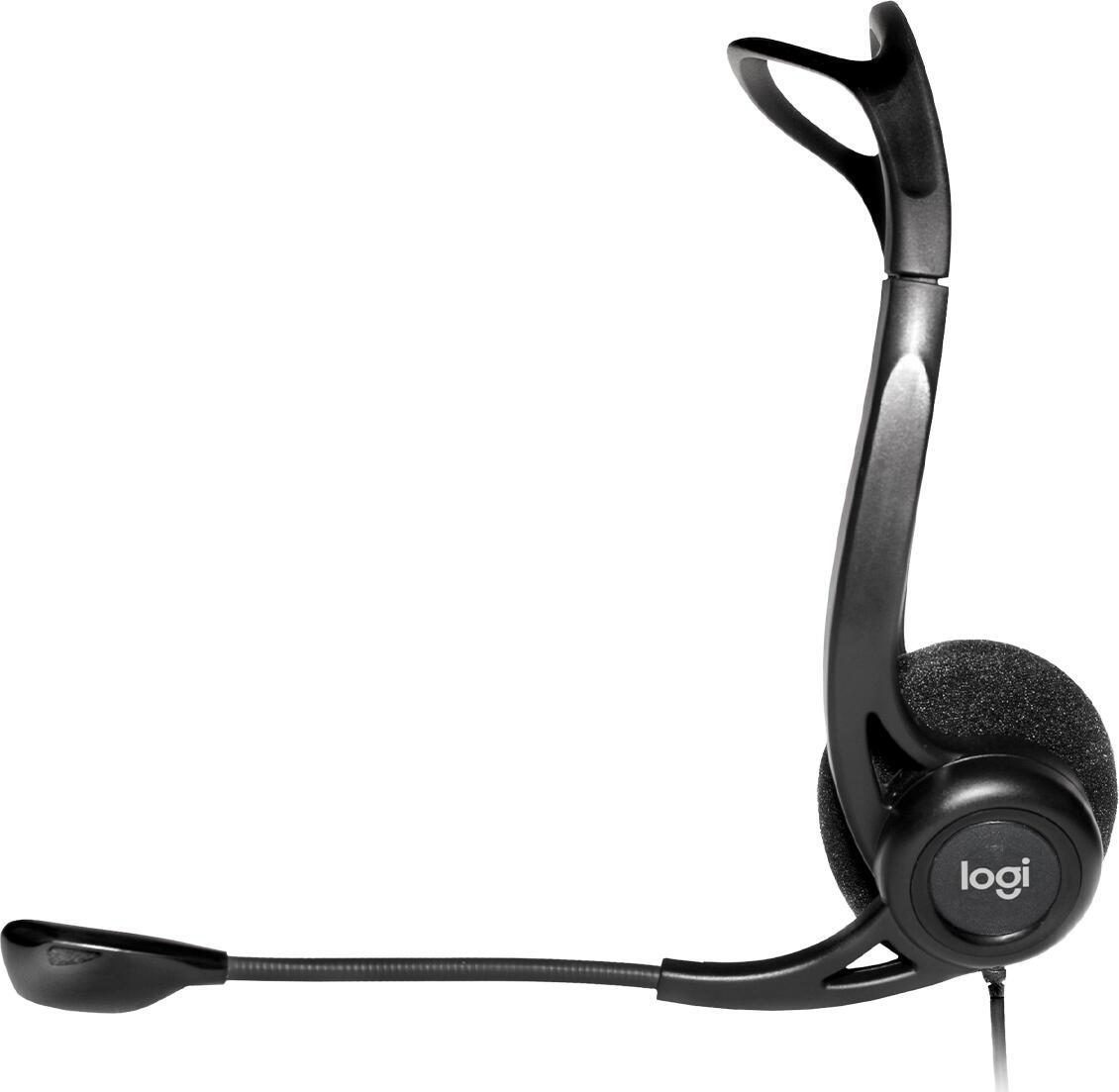 Logitech Headset 960 / 981-000100 Schwarz