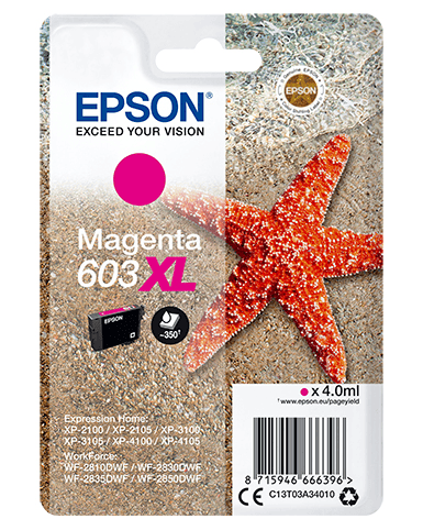 Epson Tinta 603XL / C13T03A34010 Magenta XL