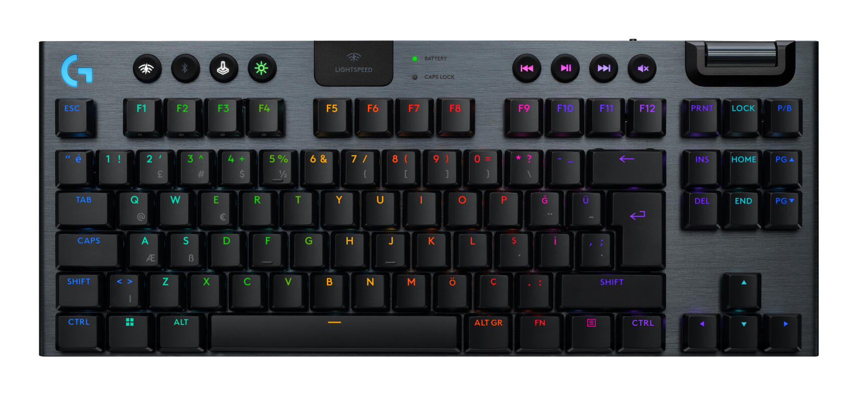 Logitech Tastiera G915 X Lightspeed TKL / 920-012721 Nero Standard