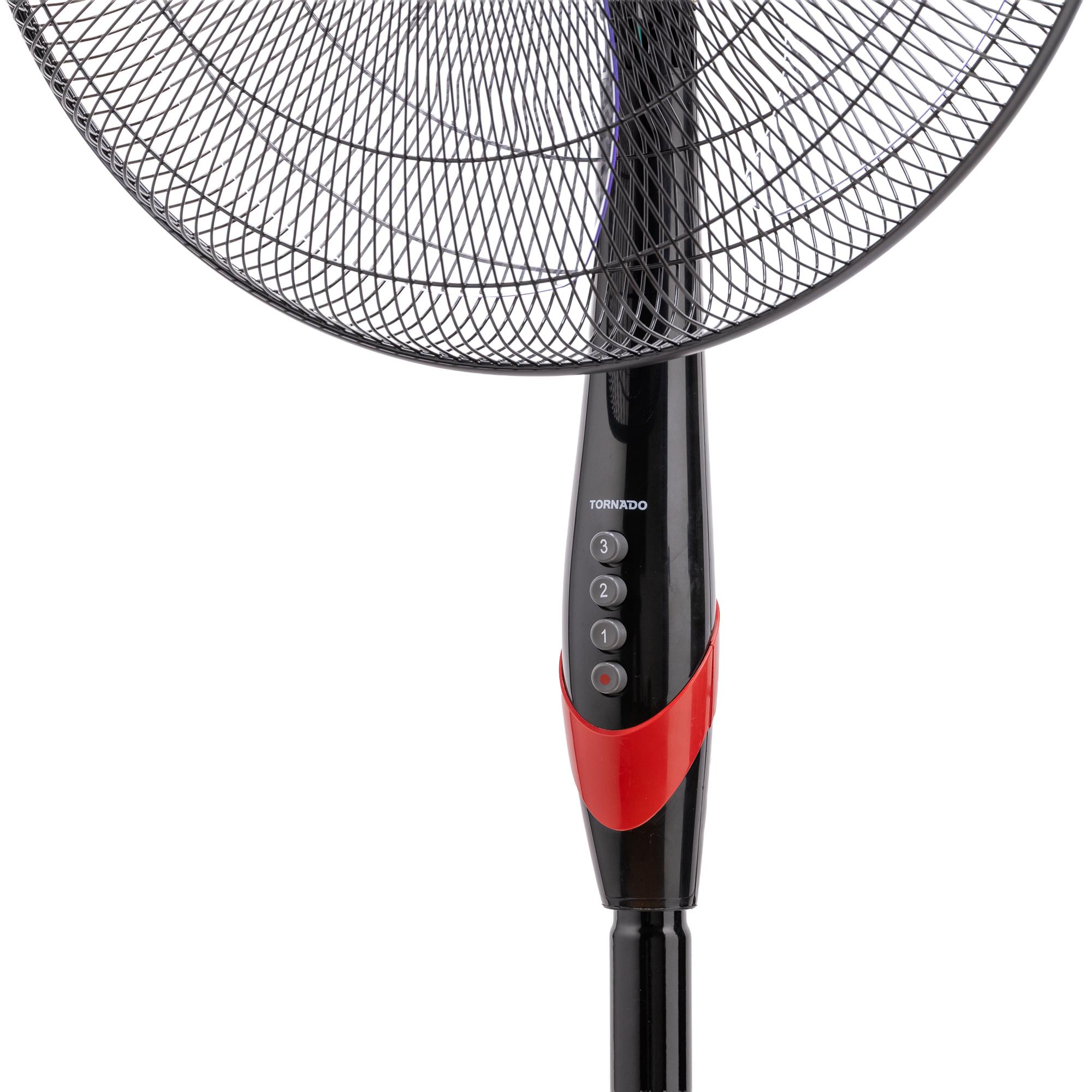TORNADO Ventilador TSF-18XW / TSF-18XW Negro, rojo