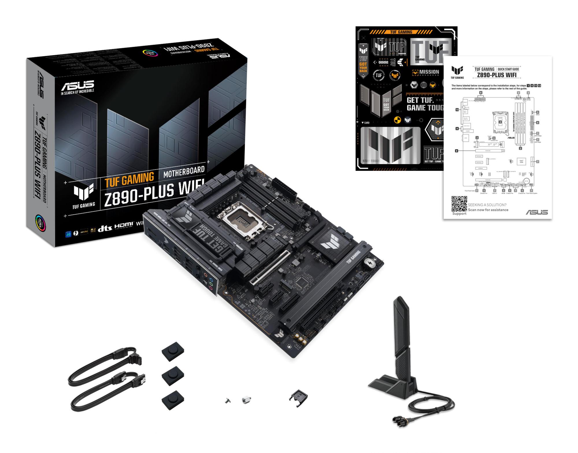 ASUS Carte mère TUF Gaming Z890-Plus WiFi / 90MB1IQ0-M0EAY0 Noir