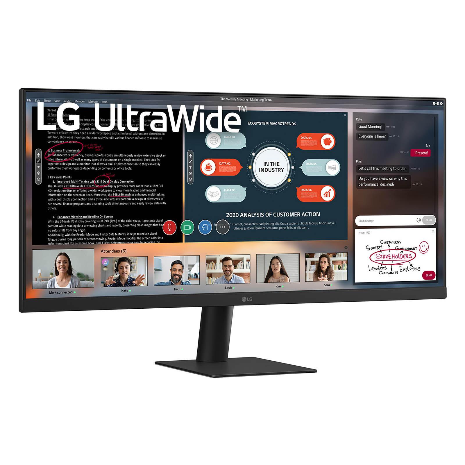 LG Monitor 29U511A-B / 29U511A-B.AEU Schwarz 73,7 cm (29")