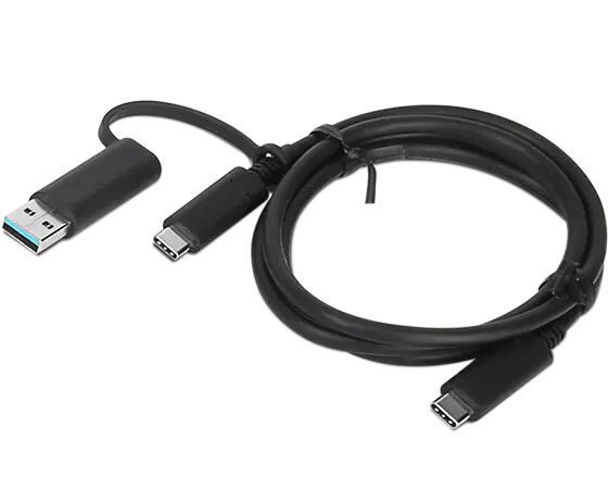 Lenovo Cables USB-C 1m / 4X90U90618 Black