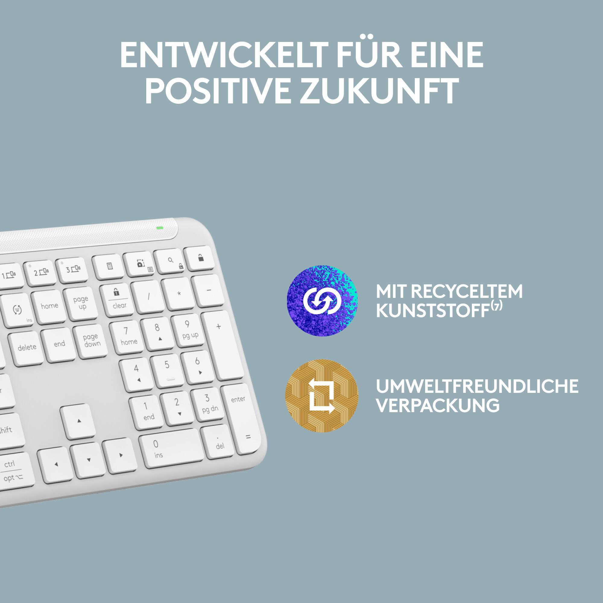 Logitech Tastatur K950 Signature Slim / 920-012452 Weiß