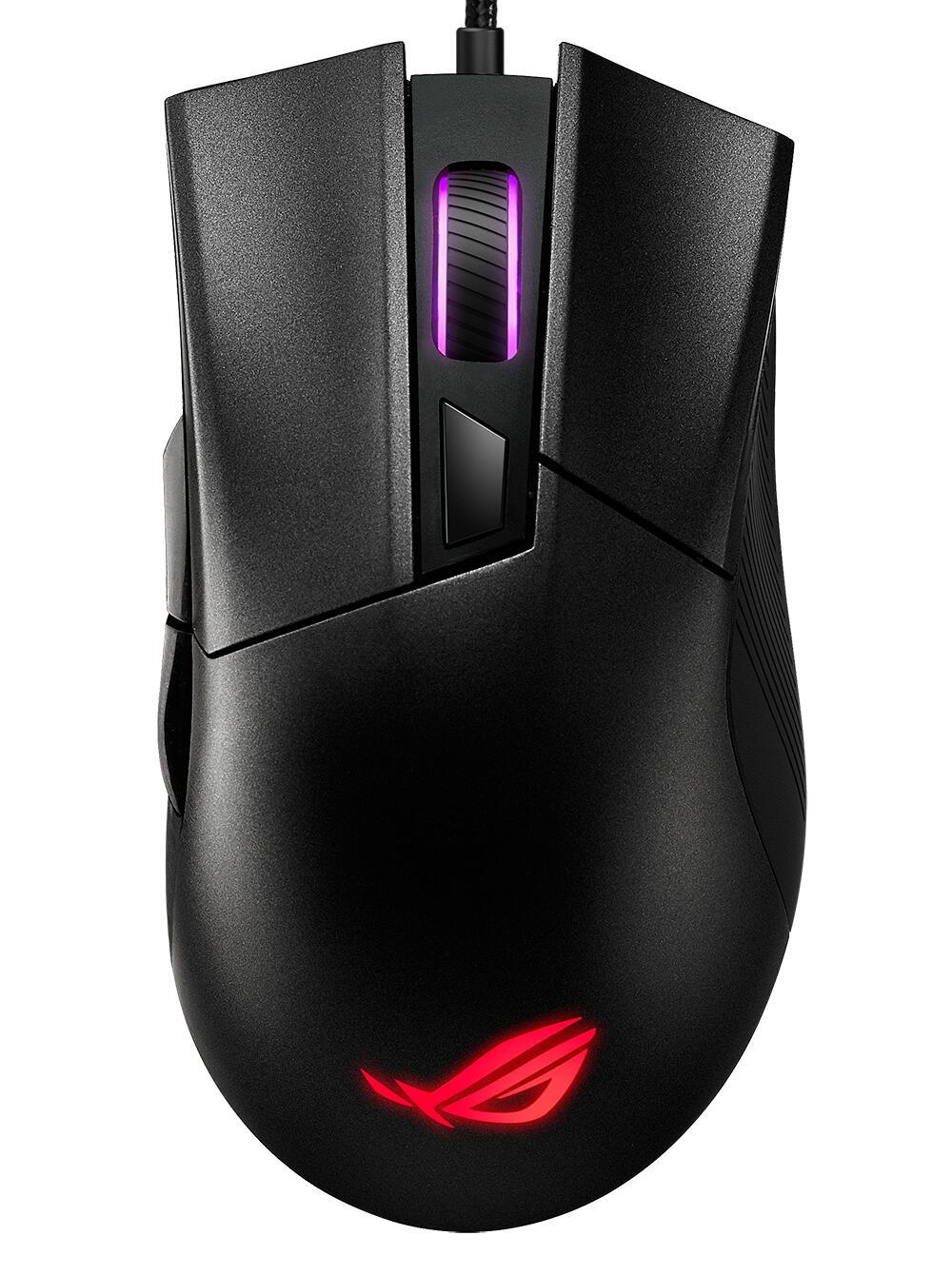 ASUS Ratón ASUS ROG Gladius II Core Gaming Mouse / 90MP01D0-B0UA00 Negro