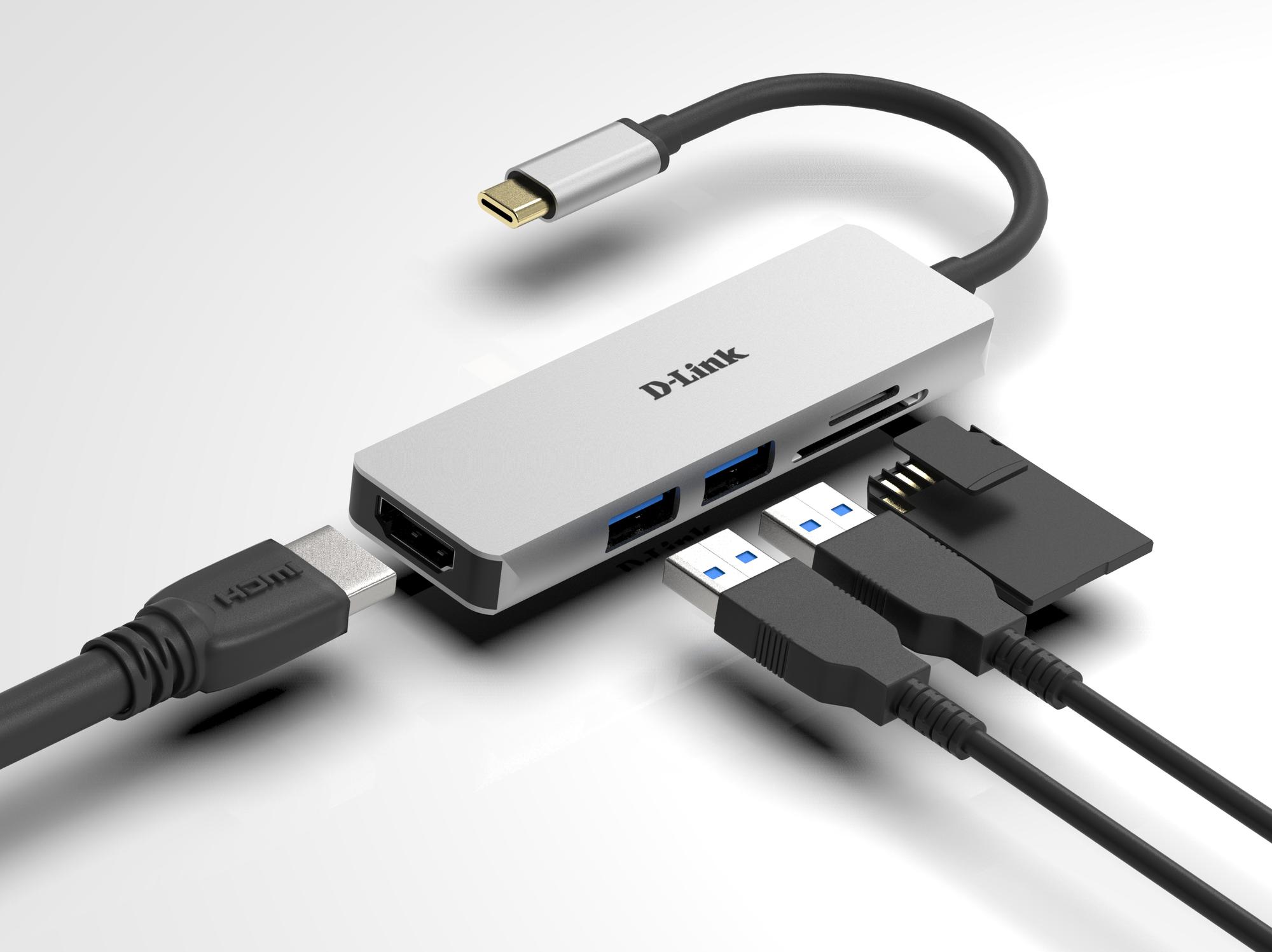 D-Link Stazione docking DUB-M530 / DUB-M530 Alluminio