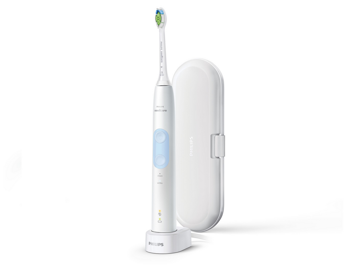 Philips Zahnbürste Sonicare ProtectiveClean 4500 mit Etui / HX6839/28 Weiß