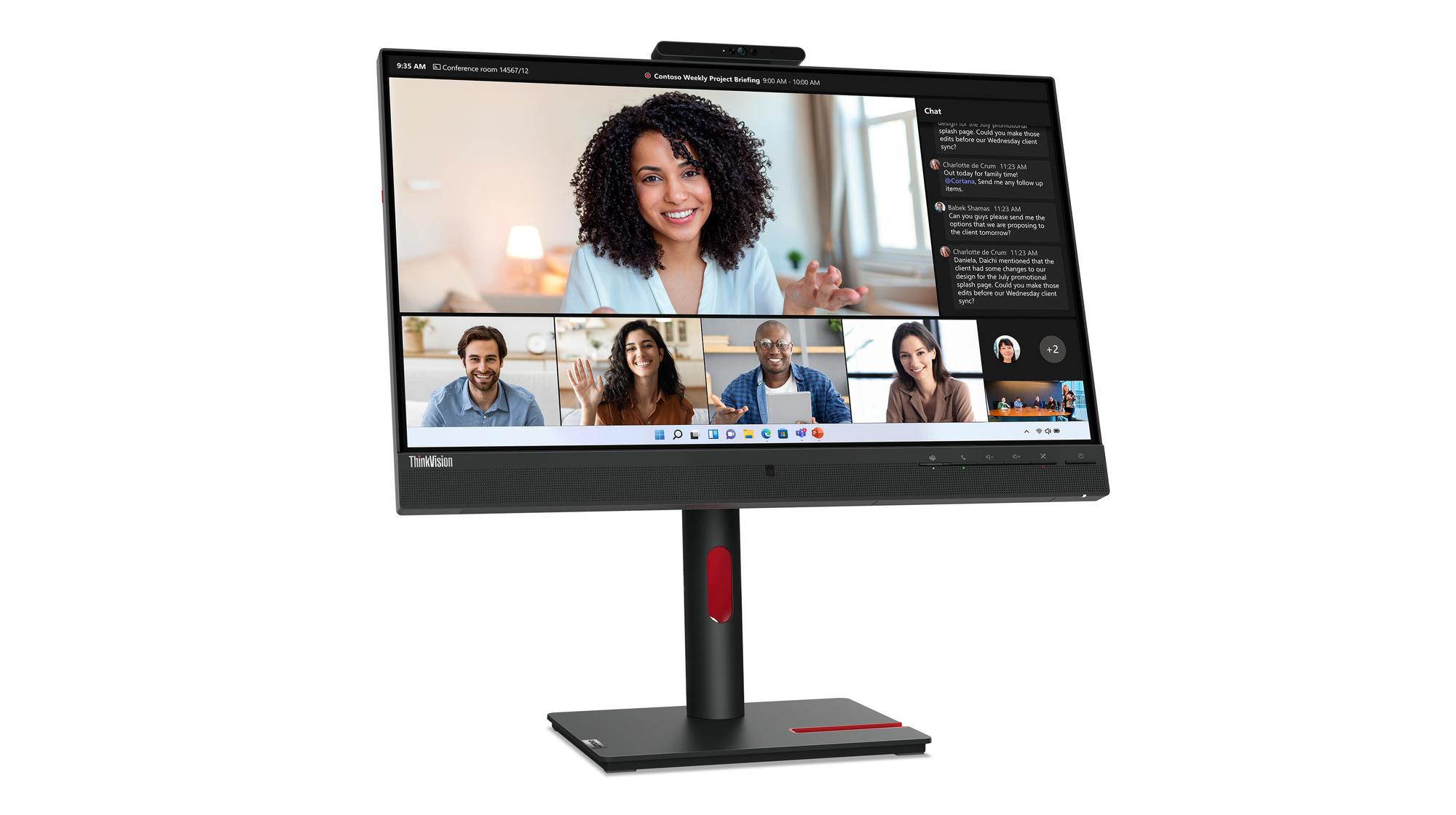 Lenovo Monitor T24mv-30 / 63D7UAT3EU Negro 60,5 cm (23,8")