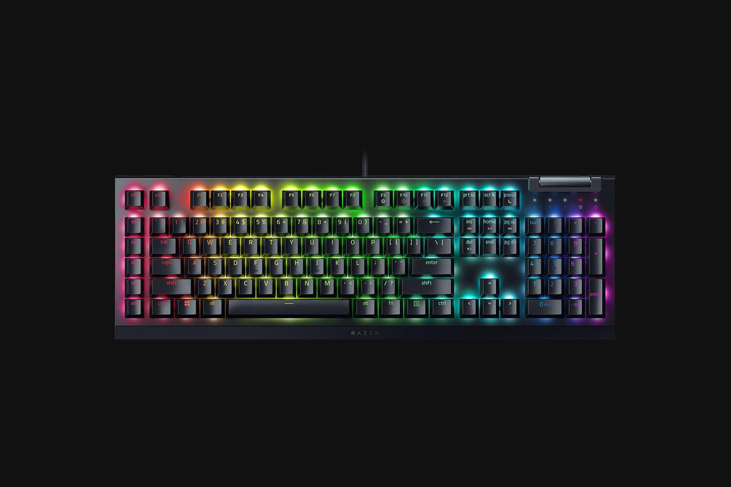 Razer Tastatur BlackWidow V4 X / RZ03-04700100-R3M1 Schwarz