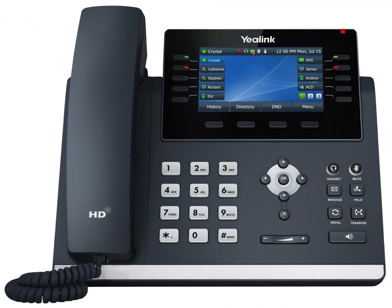 Yealink Telefon SIP-T46U / 1301203 Grau 10,9 cm (4.3")