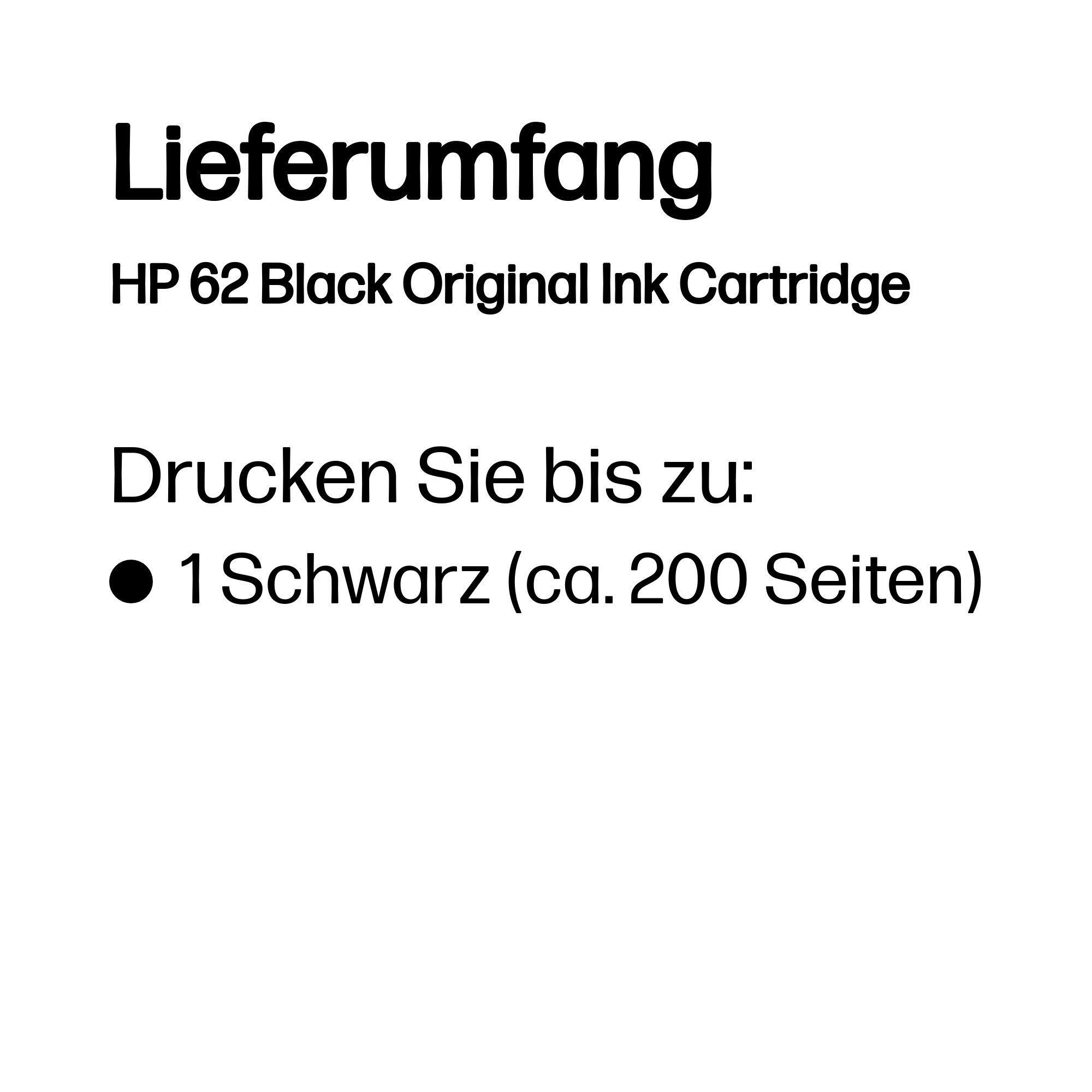 HP Ink 62 / C2P04AE Black Standard