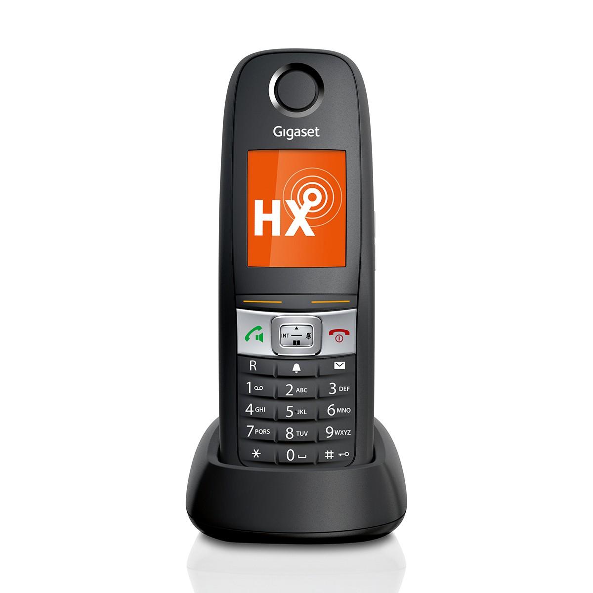 Gigaset Combiné téléphonique E630HX2 / S30852-H2762-B101 Noir