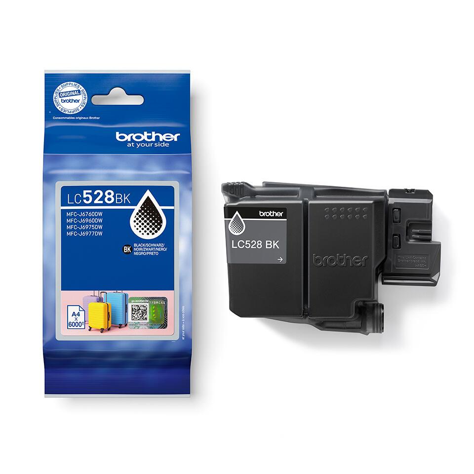 Brother Tinte LC-528BK / LC528BK Schwarz XL