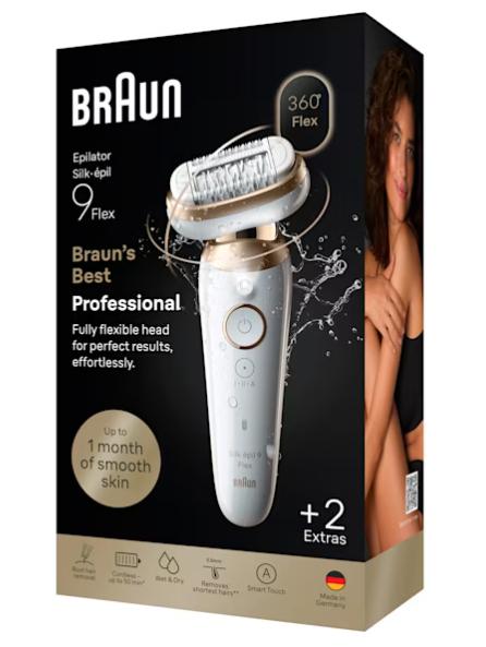 Braun Epilierer Silk-épil 9 Flex SES9-011 / 8700216963626 Gold, Weiß