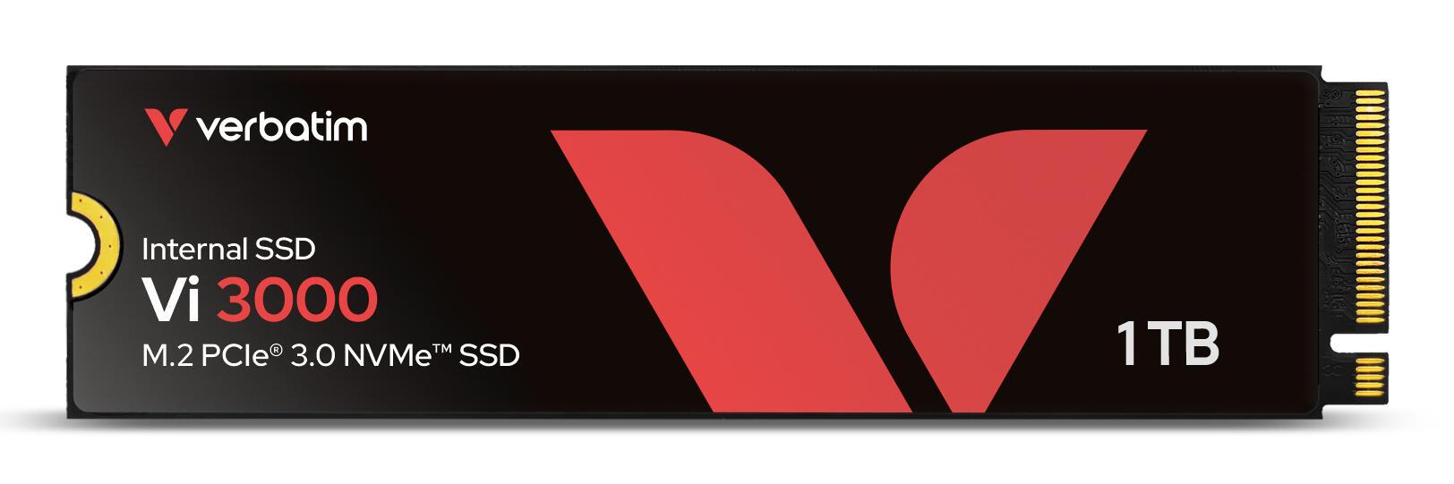 Verbatim M.2 SSD Vi3000 1TB / 49375 Schwarz
