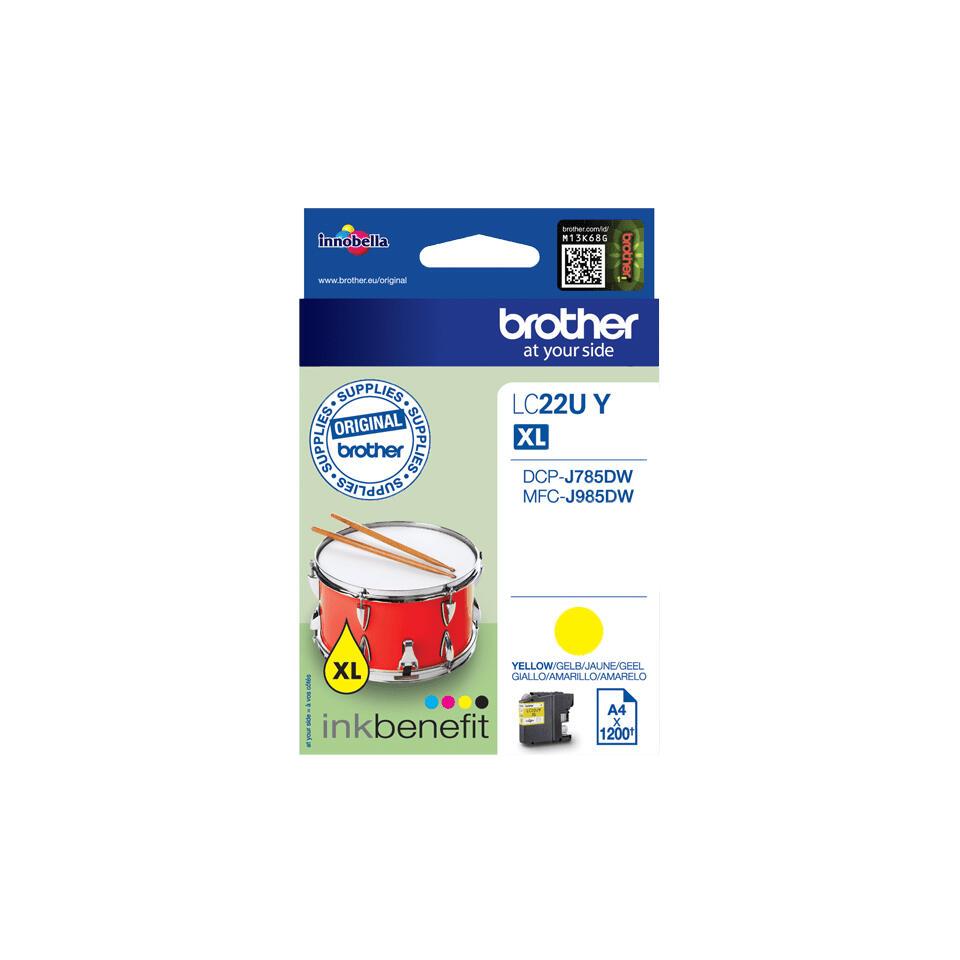 Brother Tinta LC-22UY / LC22UY Amarillo Standard