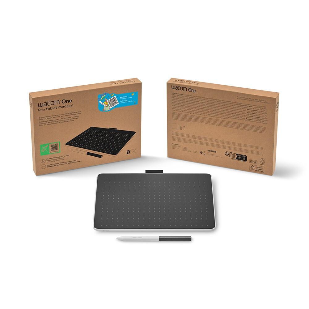 Wacom Tableta One / CTC4110WLW1B Gris, blanco S