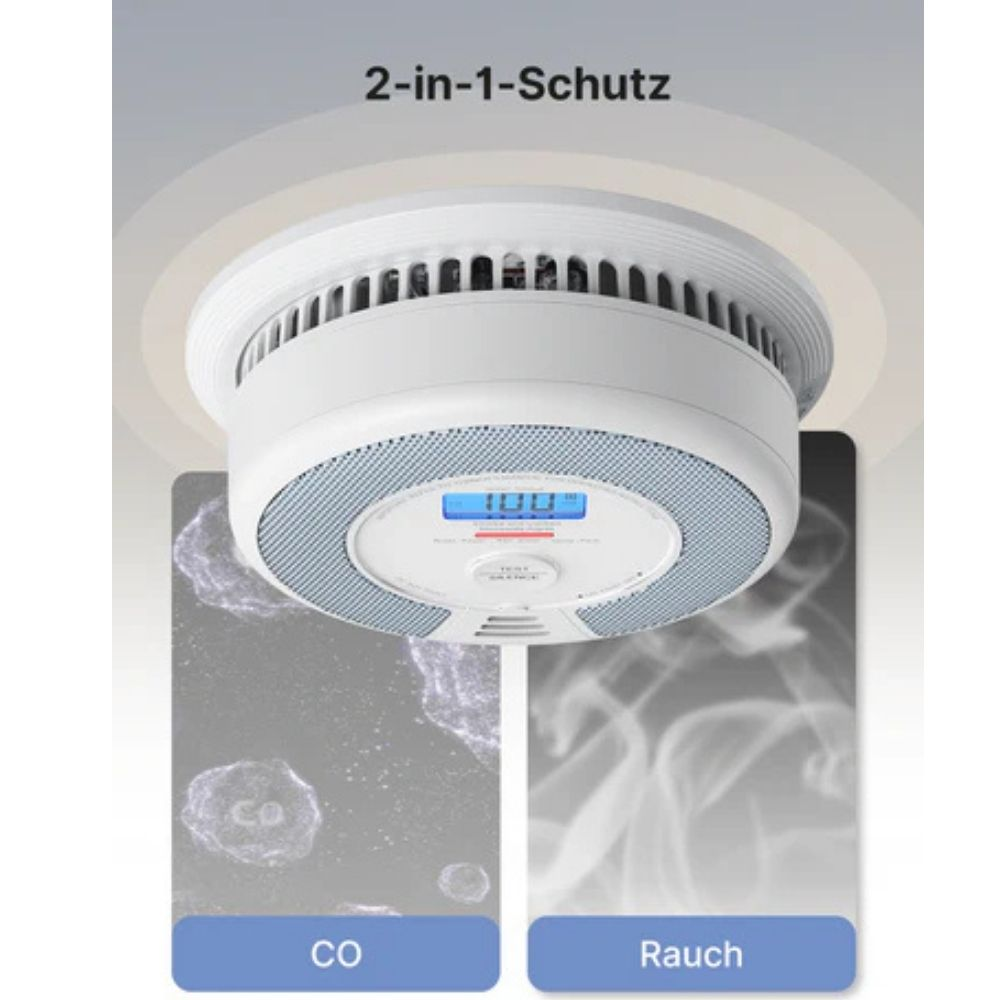 X-Sense Détecteurs de fumée et de monoxyde de carbone SC07-W / ZASXS00148WEU Blanc