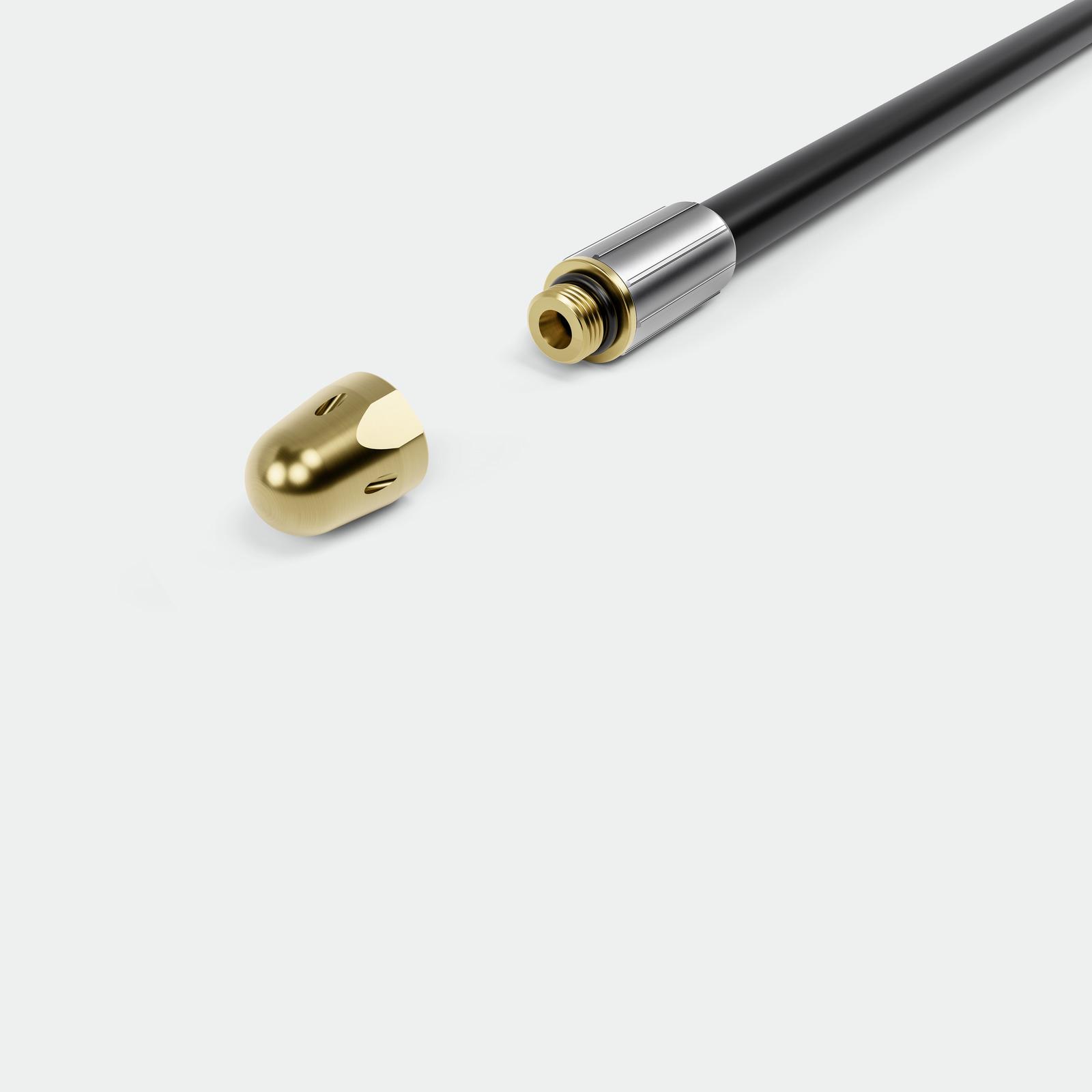 Kärcher Reinigungsmaschinenzubehör Rohrreinigungs-Set 15 m, PC 15 / 2.644-492.0 Schwarz