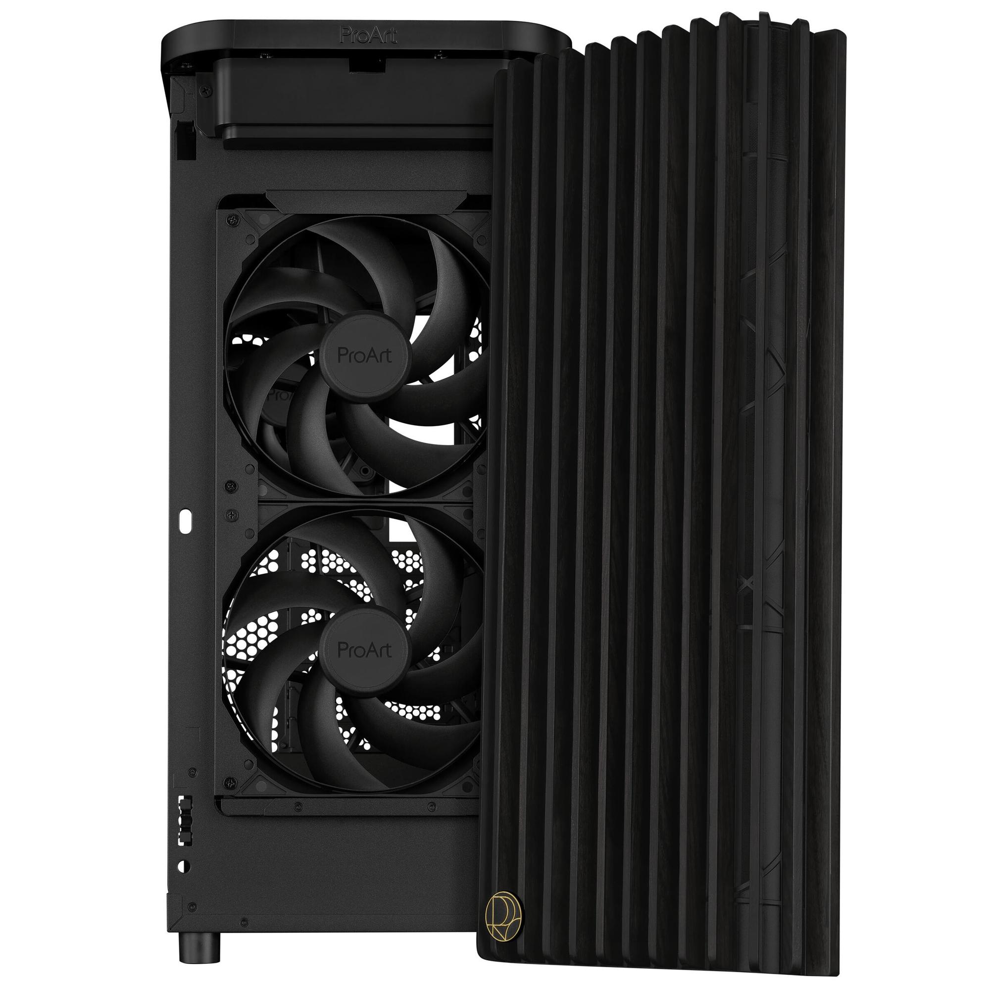 ASUS PC-Gehäuse ProArt PA401 Wood Ed. / 90DC00M0-B39010 Schwarz